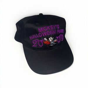 Walt Disney Parks Mickey’s Boo To You Halloween Party 2009 Rare Y2K HTF Hat Cap